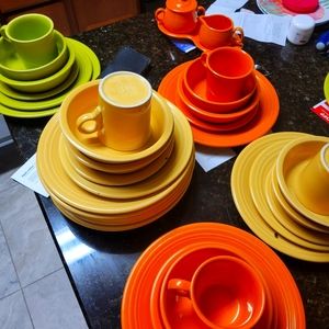 Fiestaware 6 piece settings multiple colors to choose from